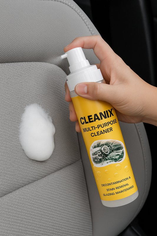 Cleanix™ – Limpiador Multiusos Premium para Coche, Sofás y Tapicerías
